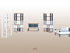 Etude d'un ensemble de mobilier mod&egrave;le �LEO�